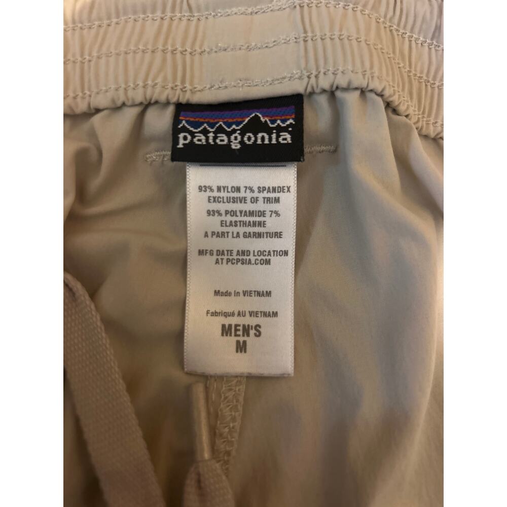 PATAGONIA Tropical Flats Men's Quick Dry Pants Drawstring Pockets Size Medium M - Picture 3 of 10